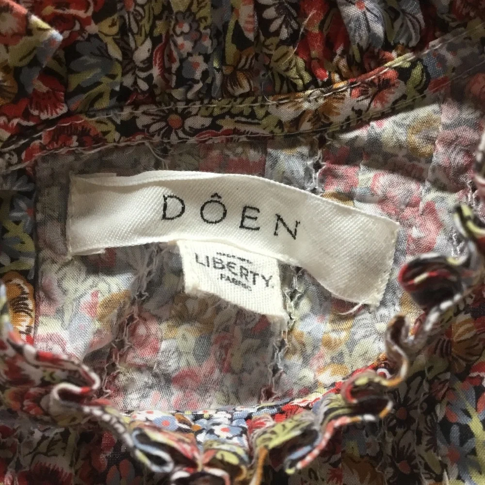 Doen Girls Floral Ruffle Hem Dress